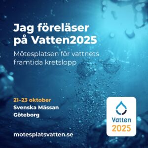 Talarbanner för Vatten2025