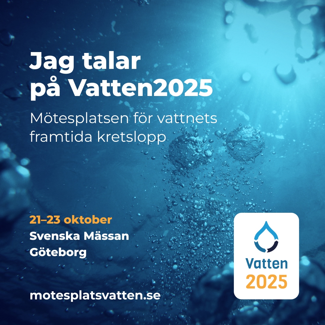 Talarbanner för Vatten2025