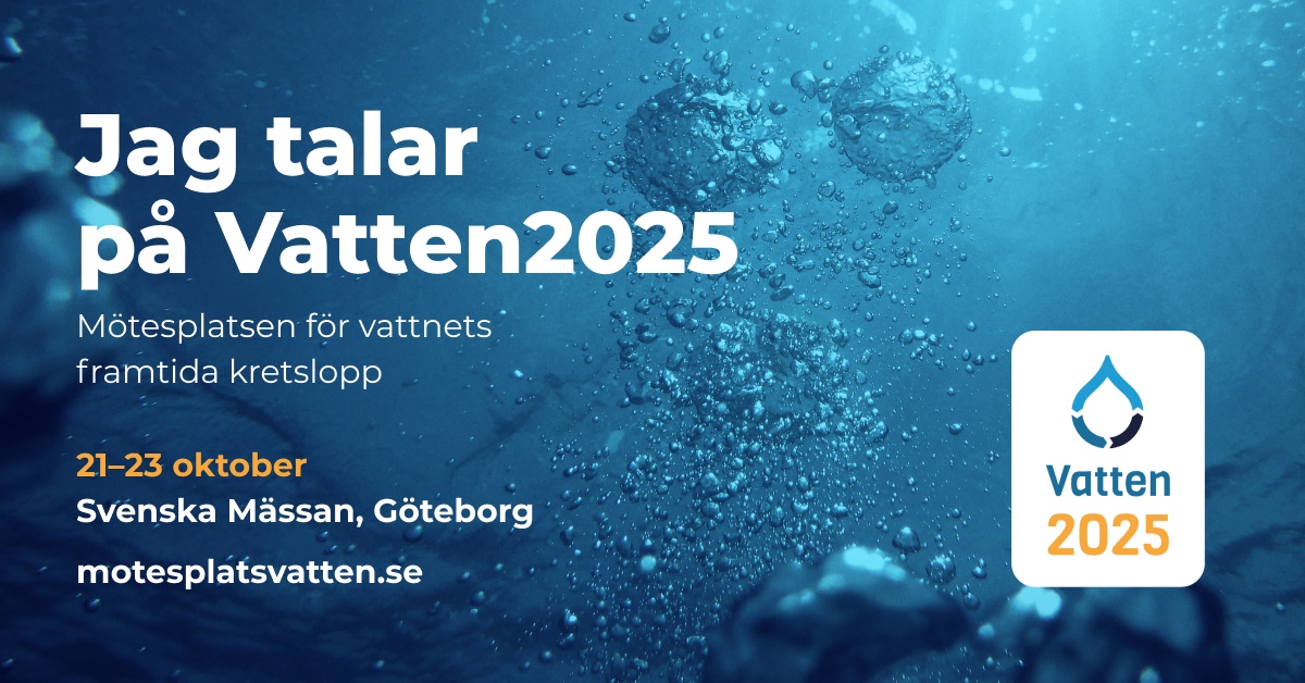 Talarbanner för Vatten2025