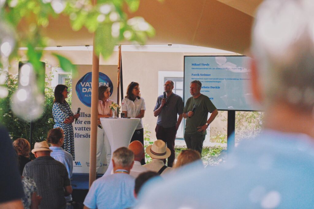Vattendagen i Almedalen 2026 <br> Samverkan och system som håller vid kris – reflektioner från Almedalen